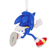 Hallmark Sonic the Hedgehog Resin Christmas Ornament, Blue, 2.75 x 2.5 x 1.75 in