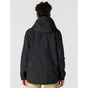 Carhartt Women's Monterey Waterproof Jacket, Lightweight, Packable, Hooded, Black, Large, 106904