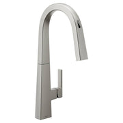 Moen S75005EVSRS Nio U Smart Pulldown Kitchen Faucet with Voice Control and MotionSense, Spot Resist Stainless