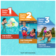SwimWays Swim Vest Personal Flotation Device with Shark Design, UPF 30+ Protection, Adjustable Straps for Toddlers 2-4 Years, 20148024