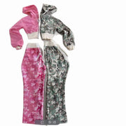 Panan Women's Sweatshirt and Drawstring Sweatpants Set