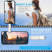 iDiskk iDiskk-U006 MFi 128GB Flash Drive External Photo Storage