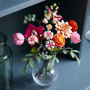 LEGO Botanicals Pretty Pink Flower Bouquet for Home Dcor 10342 - Includes 749 Pieces, Ages 18+