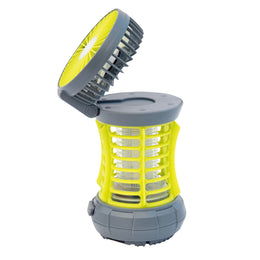 Ozark Trail Bug Zapper with Fan and LED Lantern, Yellow, Rechargeable, 360-Degree Coverage, Outdoor Use, JCA-SB6802