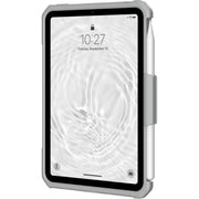 Urban Armor Gear Scout Rugged Case for iPad Mini A17 Pro 7th Gen, Impact Resistant, Kickstand, Hand Strap, Apple Pencil Holder, Black, 124014B14040