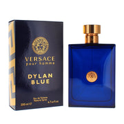 Versace Dylan Blue Eau de Toilette Spray, Masculine Woody Fragrance, 6.7oz