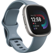 Fitbit Versa 4 Smartwatch, Lightweight, Built-in GPS, 40+ Sports Tracking, Blue