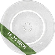 Gemroom 15.75 Inch Microwave Glass Turntable Plate Replacement for KitchenAid and Whirlpool