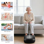 Cosywill Foot Massager with Shiatsu Compression and Kneading, Heat Therapy, Remote Control, Black