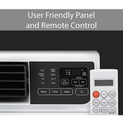 LG LW1822IVSM 18000 BTU 230-Volt 1000 Sq ft Window Air Conditioner with Wi-Fi, White