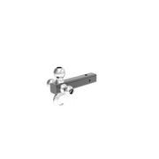 Hyper Tough Towing Hitch Ball Mount with 1-7/8 in, 2 in, 2-5/16 in Balls and Hook, Steel, Class V, Black