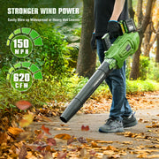 GASKY SY8A516 40V Leaf Blower with 2 X 4.0Ah Batteries & Charger