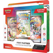 Pokmon 10-10395-108 First Partner Illustration Collection Series 2 Trading Card Game Booster Pack