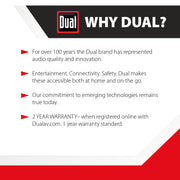 Dual DMD7W Electronics Dash Mount 7