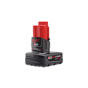 Milwaukee 48-11-2442PO M12 12-Volt Lithium-Ion XC Extended Capacity 4.0 Ah Battery Pack (2-Pack) W/PACKOUT Compact Wall Plate & M12 Battery Rack