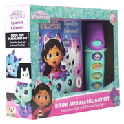 PI Kids Gabby's Dollhouse Sparkle Science Board Book with 5-Sound Flashlight Set