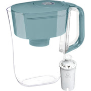 Brita 6 Cup Water Filter Pitcher, Stone Blue, BPA Free, Includes Standard Filter, 94939202