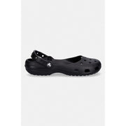 Crocs Women's Classic Ballet Flat, Black, Size 10 M, Slip-On Shoes with Pivotable Heel Strap, Water-Resistant 211994-001-W10