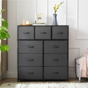 Mainstays MSS436249972005 9 Drawer Fabric Dresser for Bedroom, Grey