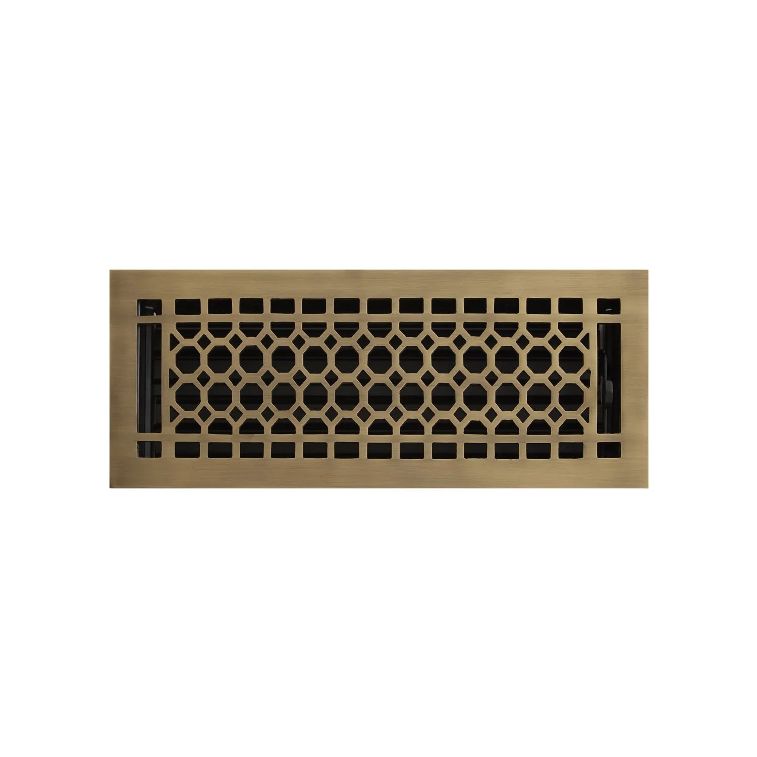 Signature Hardware 301636 Honeycomb Brass Floor Register - Antique Bra ...