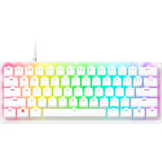 Razer Huntsman V3 Pro Mini 60% Esports Gaming Keyboard, Gen-2 Analog Optical Switches, Rapid Trigger, Doubleshot PBT Keycaps, White