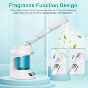 Berlaney Nano Ionic Facial Steamer with 360 Rotating Arm, Portable, 2.91 lb