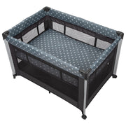 Babideal P901SGDT Dottie Playard with Bassinet-Grey Dot