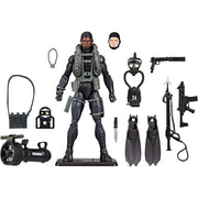 G.I. Joe F9679 Classified Series 60th Anniversary 6-Inch Action Sailor Recon Diver Action Figure