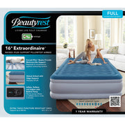 Beautyrest MM06517TW Extraordinaire Raised Air Bed Mattress with iFlex Support and Built-in Pump, Twin