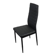 Zimtown Modern Dining Chairs Dining Room Black 6 Pcs