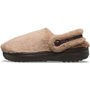 Crocs Classic Unfurgettable Clog, Slip-On Faux Fur Upper, Milk Chocolate, Size 8 Women/6 Men, 211116-2JJ