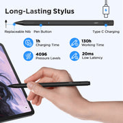 UGEE UT3 Drawing Pad, 14.25 in IPS LCD Touchscreen, 8GB RAM, 256GB Storage, Android 14, Space Gray
