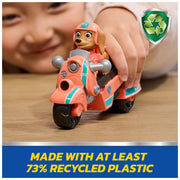 Spin Master Paw Patrol Liberty's Rescue Motorcycle Toy with Collectible Figure, Authentic Details, Movable Wheels, Multicolor, 6074761