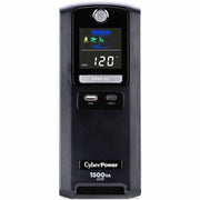 CyberPower LX1500GU3 Battery Backup UPS, 1500VA 900W, 10 Outlets, Surge Protector, USB Type-A and Type-C Charge Ports, Black