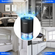 ALROCKET CS03 27oz Dehumidifiers for Bedroom, Small, Black