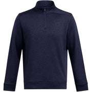 Under Armour 1373359-410 Fleece Twist QZ Long-Sleeve Quarter-Zip Pullover, M, Midnight Navy