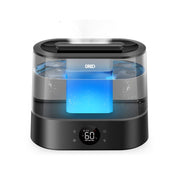 DREO Cool Mist Ultrasonic Humidifier, 1.06 Gallon Tank, 32H Runtime, 3 Mist Levels, Digital Display, Night Light, Black, DWHM10