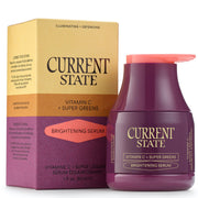 Current State Vitamin C + Super Greens Brightening Face Serum with Kale, Spinach, Broccoli, Antioxidants, 1 fl oz