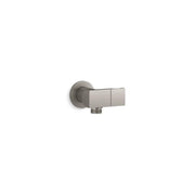 1/2 in. Metal 90-Degree NPT Wall-Mount Supply Elbow with Check Valve and Hand Shower Holder in Vibra