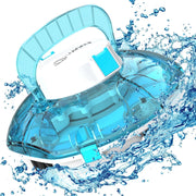 WYBOT HJ1102P Cordless Robotic Pool Vacuum Cleaner, Lightweight, IPX8 Waterproof, Dual Motors with Fine Filter, Automatic Navigation for Flat Bottom Above-Ground Pools