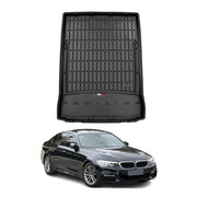 OMAC USA 1225260 Premium Cargo Mats Liner for BMW 5 Series G30 Sedan 2017-2023 and M5 F90 2019-2024, Black