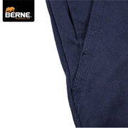 Berne Men's Exhaust Unlined Workwear Coverall, Durable Cotton Polyester Twill, Navy, Medium 42 Regular, C250NV