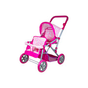 Lissi Colorful Twin Baby Doll Pram