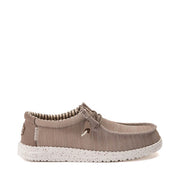 Heydude Wally Stretch Sox Slip-On Casual Shoe, Breathable Mesh, Water-Repellent, Removable Memory Foam Insole, Tan, Medium/Wide, 41898-265
