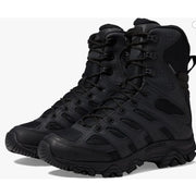 Merrell J004107 Men's Moab 3 Tactical 8 in. Side Zip Waterproof Lace-Up Military Boot, Black, 9 M