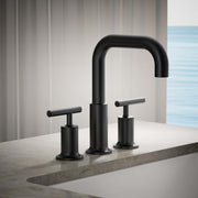 Kohler K-T14428-4 Purist Deck Mounted Roman Tub Filler Black