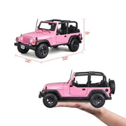 Maisto Jeep Wrangler Rubicon 2DR Special Edition 1:18 Diecast Jeep Pink