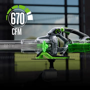 EGO Power+ Cordless Electric Leaf Blower, 670 CFM, 180 MPH, Variable Speed, Black, LB6700