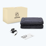 Comfier CF-3703-WM Full Body Back Massager with Heating, 10 Soothing Vibration Back Massage Pad for Pain Relief
