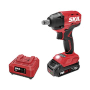 SKIL PWR CORE 20V Brushless Cordless Impact Wrench, 1/2-Inch Anvil, Two-Speed Selection, Includes 2.0Ah Battery and Charger, IW6720B-10